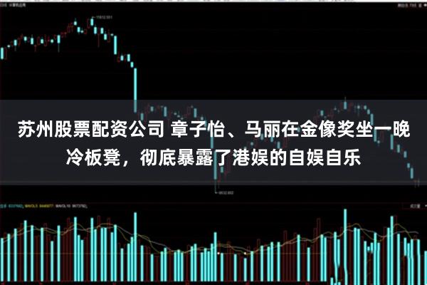 苏州股票配资公司 章子怡、马丽在金像奖坐一晚冷板凳，彻底暴露了港娱的自娱自乐